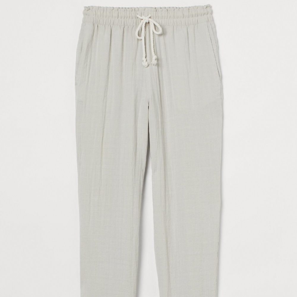 New H&M Pull-on Viscose-blend Pants Size M NWT